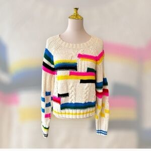 Mother Women's The Itsy Raglan Sweater Size L